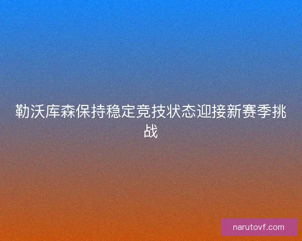 勒沃库森保持稳定竞技状态迎接新赛季挑战